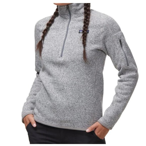 Patagonia | Tops | Patagonia Womens Better Sweater 4 Zip Fleece Jacket Size  M Style 25617 | Poshmark
